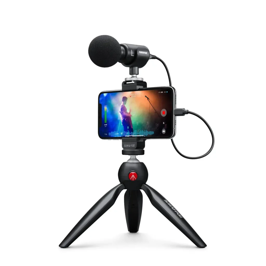 Shure MV88+ Video Kit with Digital Stereo Condenser Microphone