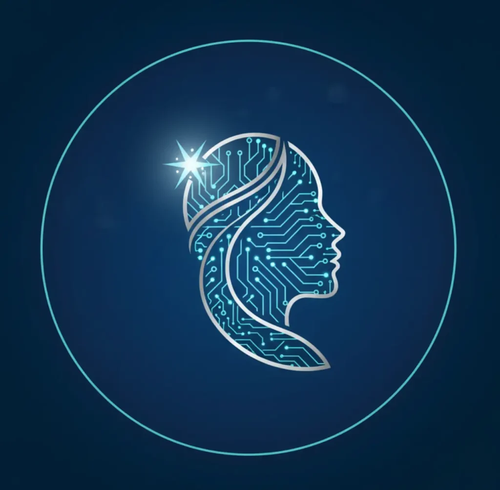 a positive visual contrast to the -creative block- icon and reinforces AI role as a creative partner