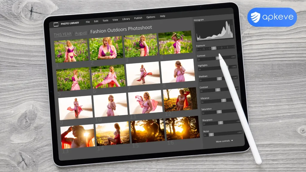AI Photo Editor App on iPad - screenshot