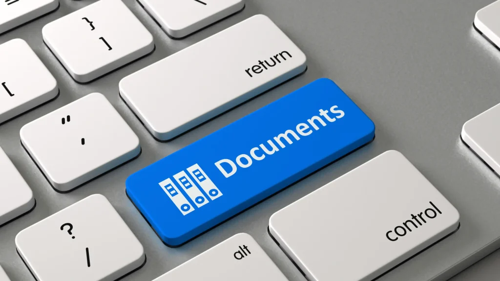 Documents theme -- keyboard button
