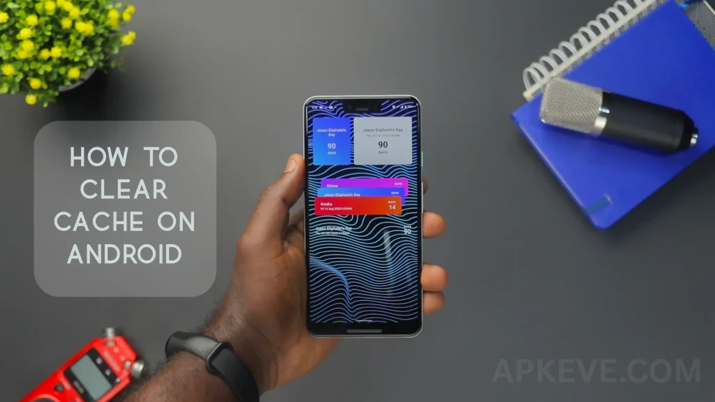 clear app cache on android
